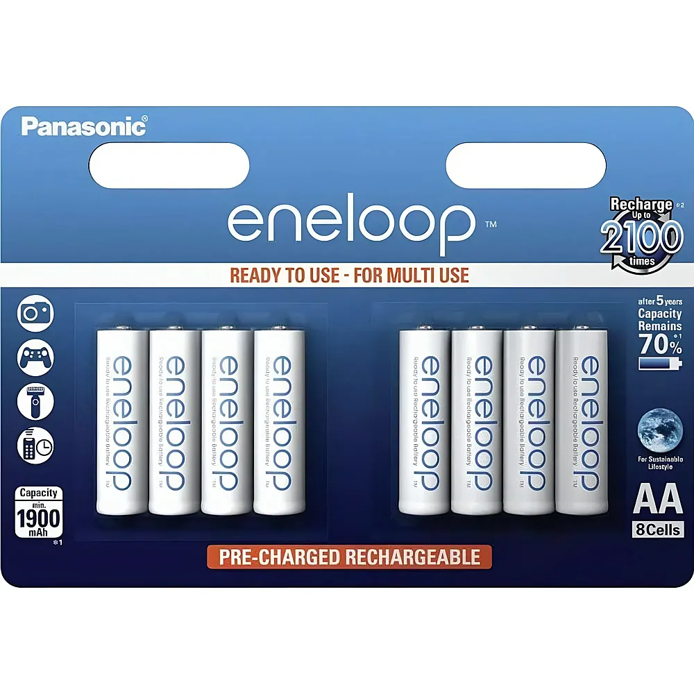 Eneloop Akku - 8er Mignon AA