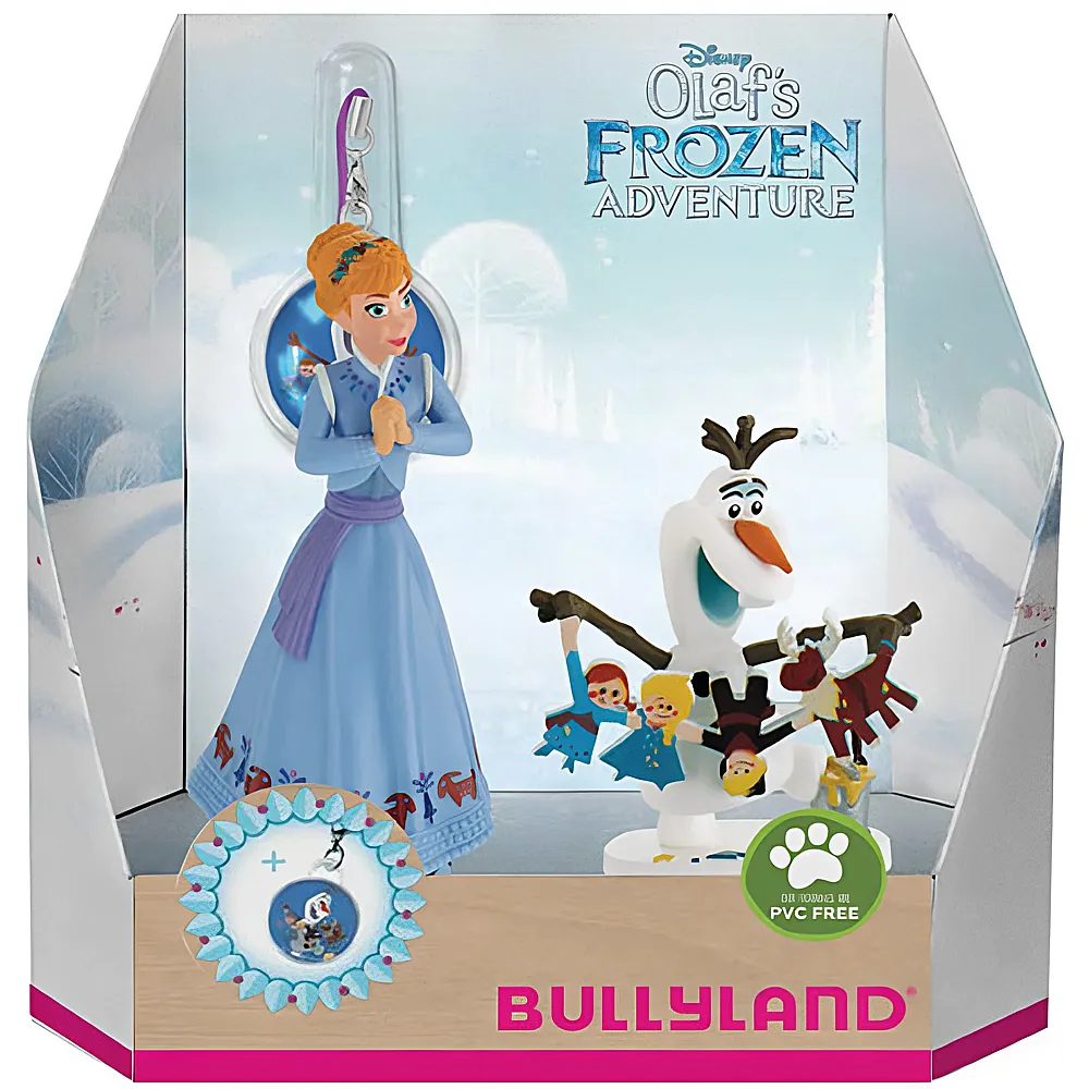 Bullyland Comic World Disney Frozen Geschenkset Anna & Olaf | Lizenzfiguren