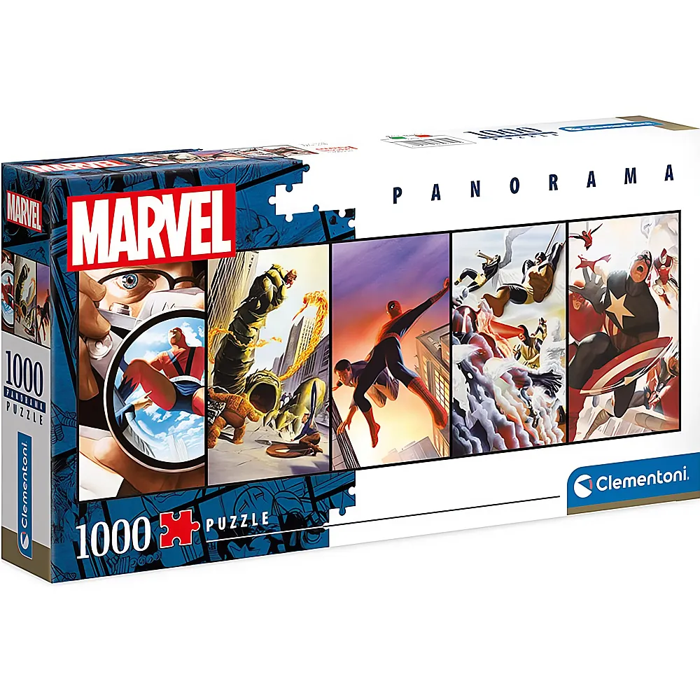 Clementoni Puzzle Panorama Avengers Marvel 1000Teile | Puzzle 1000 Teile
