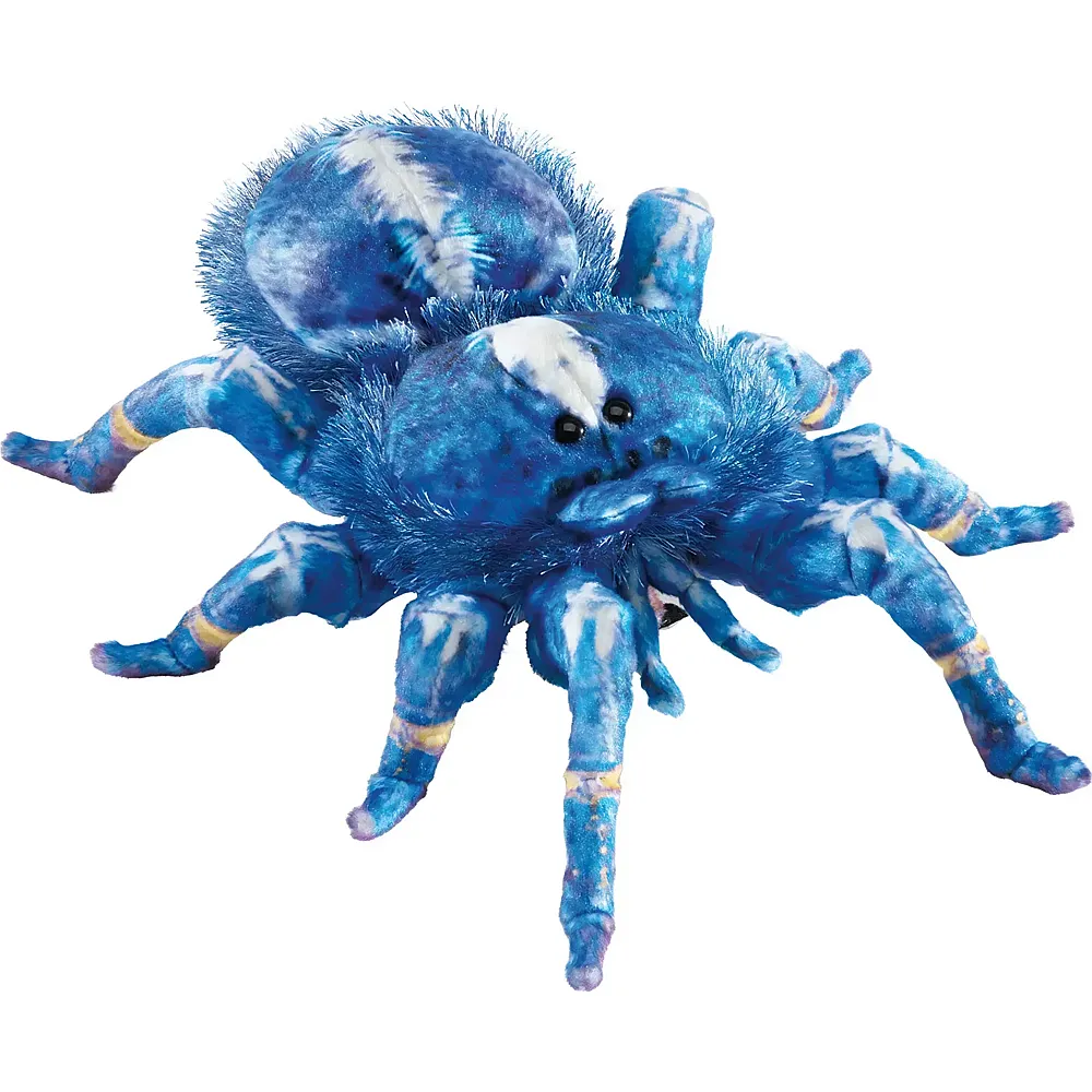 Folkmanis Handpuppe Blaue Vogelspinne - 46 cm