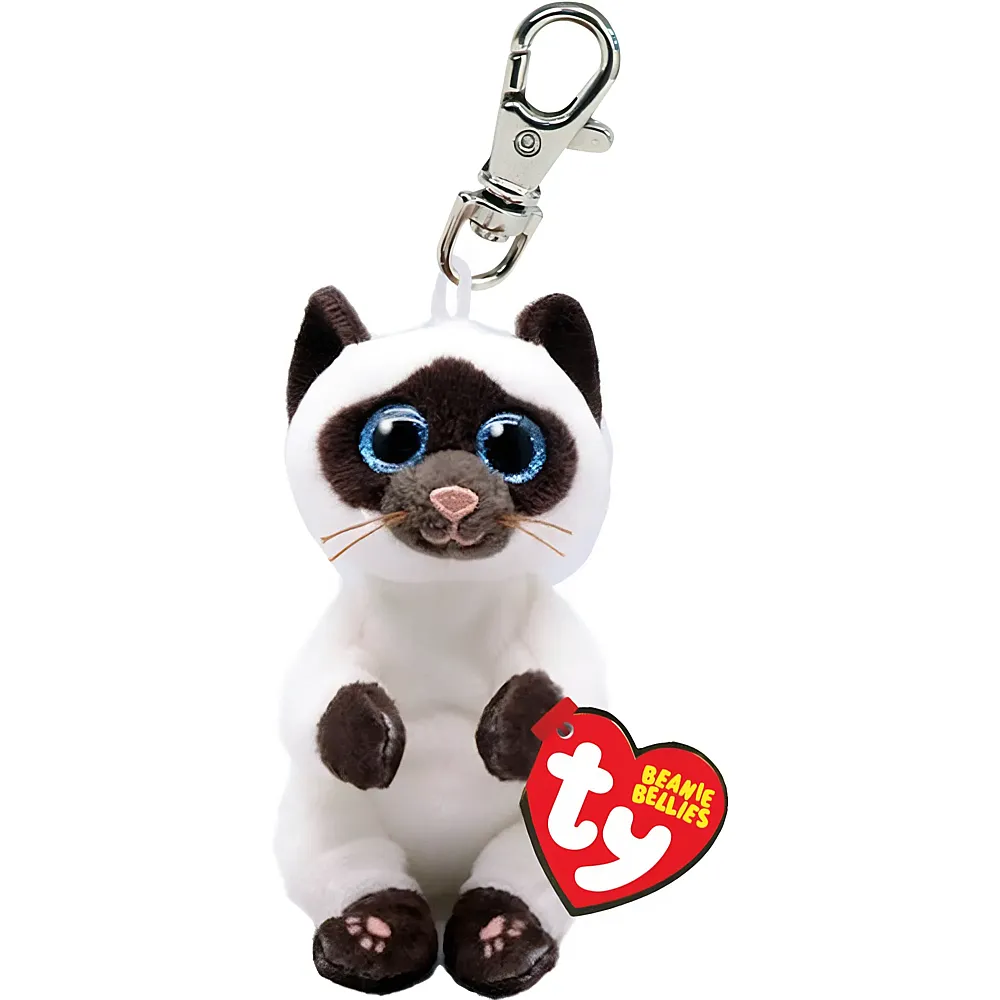 meinspielzeug - Ty Beanie Clips Schl�sselanh�nger Miso die Katze - 10 cm | Accessoires