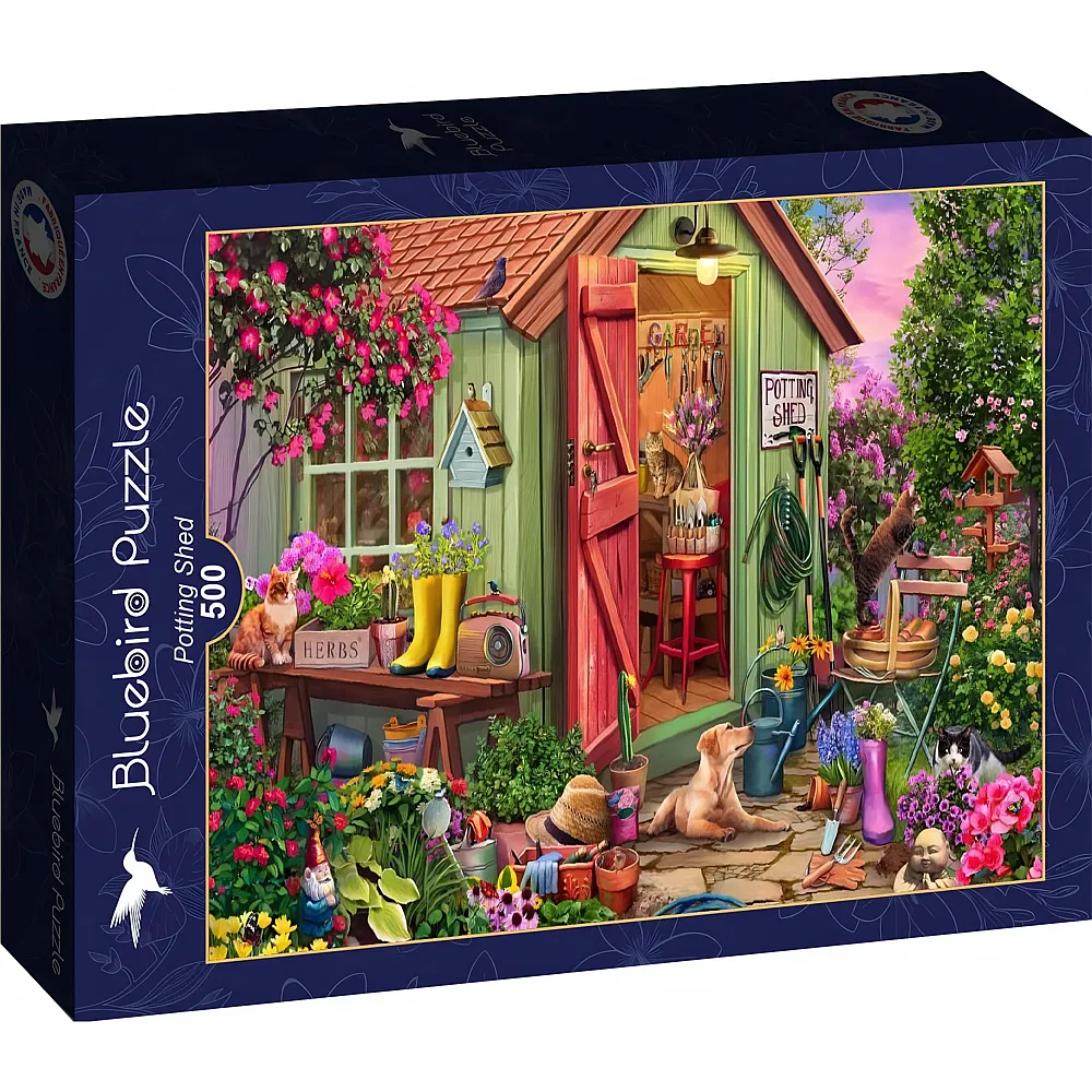 Bluebird Puzzle Gartenh�uschen - 500 Teile