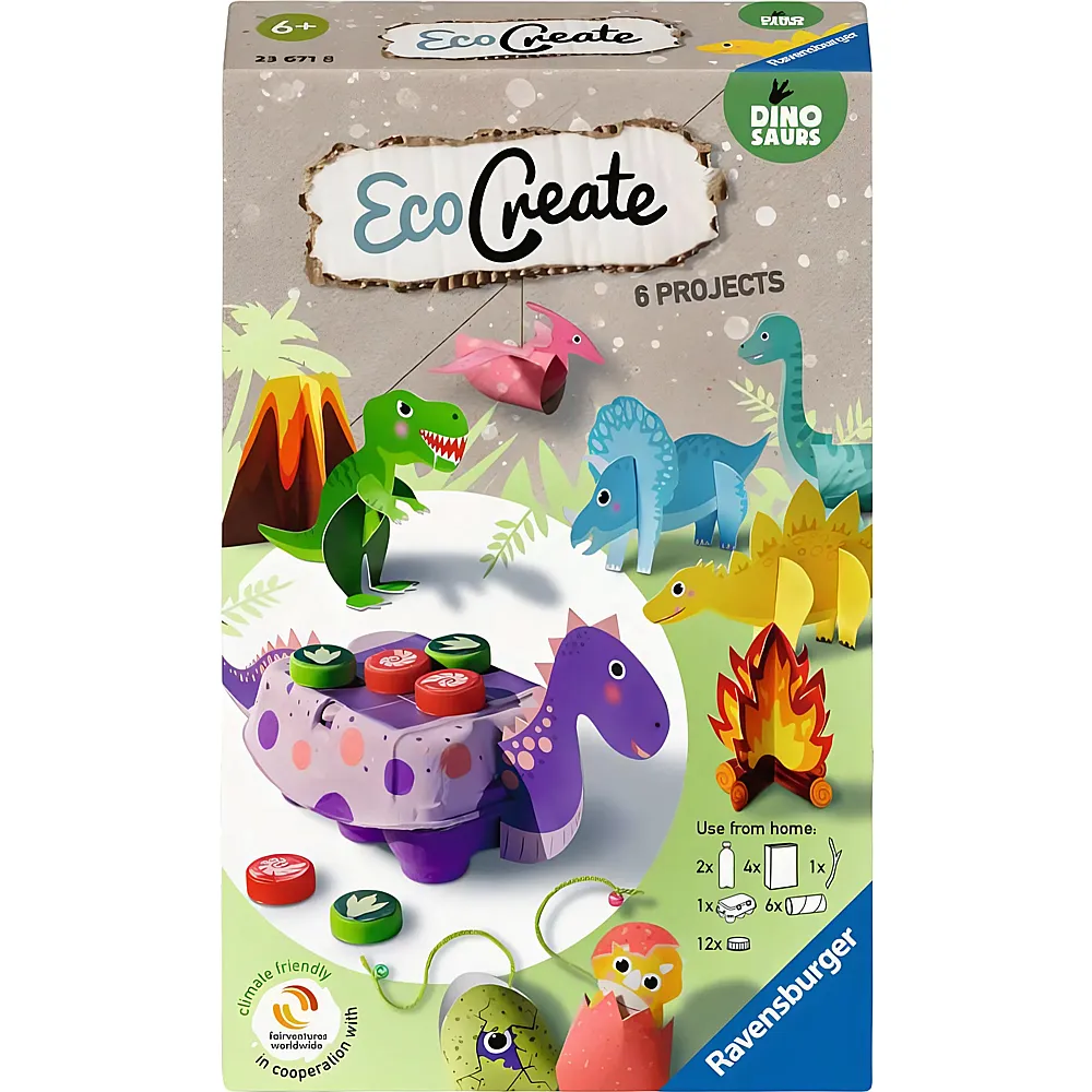 Ravensburger EcoCreate Dinosaurier