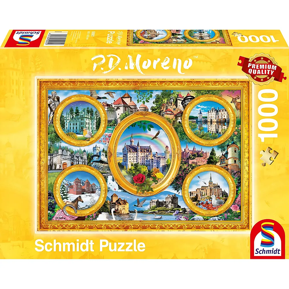 Schmidt Puzzle P.D. Moreno Schlsser 1000Teile