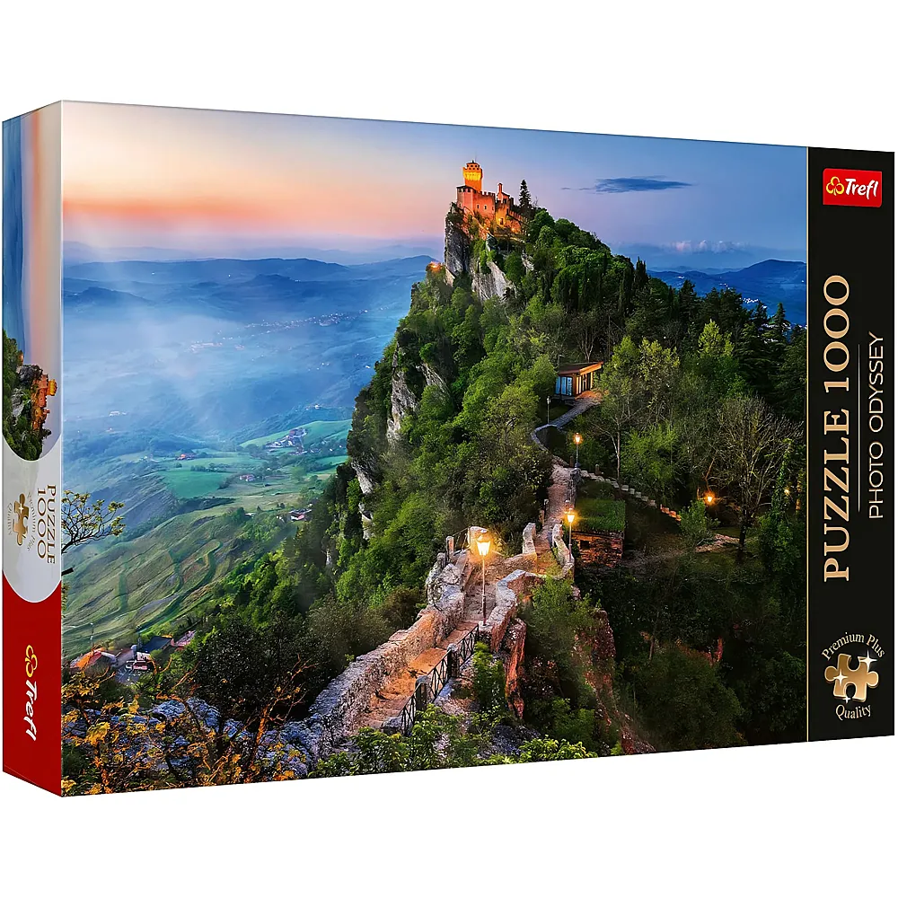 Trefl Puzzle Photo Odyssey Cesta-Turm, San Marino 1000Teile