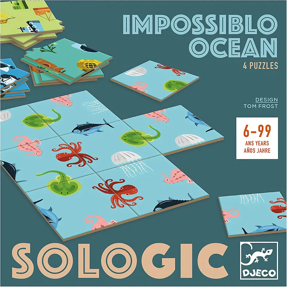 Djeco Spiele Impossiblo Ocean - Mehrsprachig