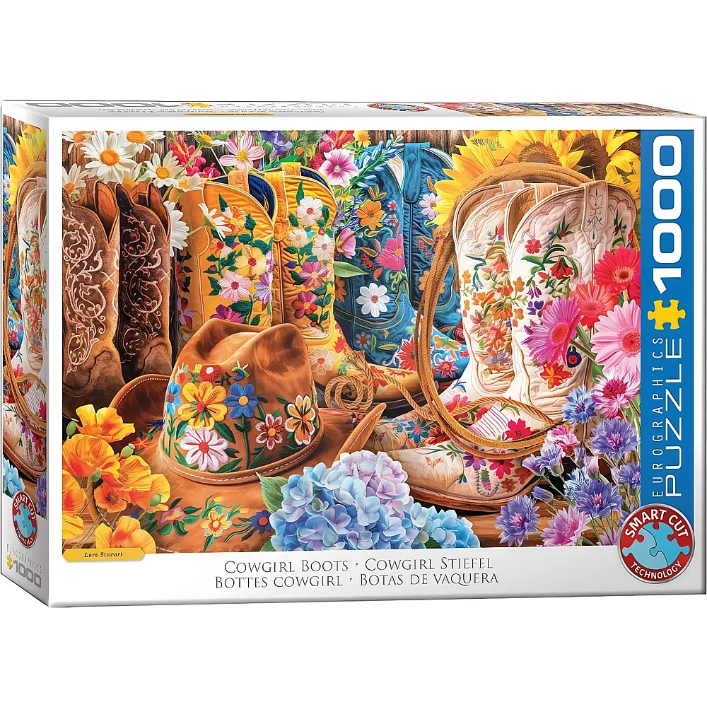 Eurographics Puzzle Lars Stewart Cowgirl Boots 1000Teile