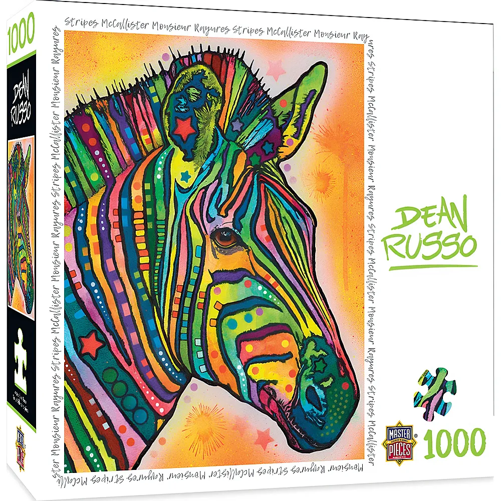 Master Pieces Puzzle Dean Russo - Stripes McCalister 1000Teile