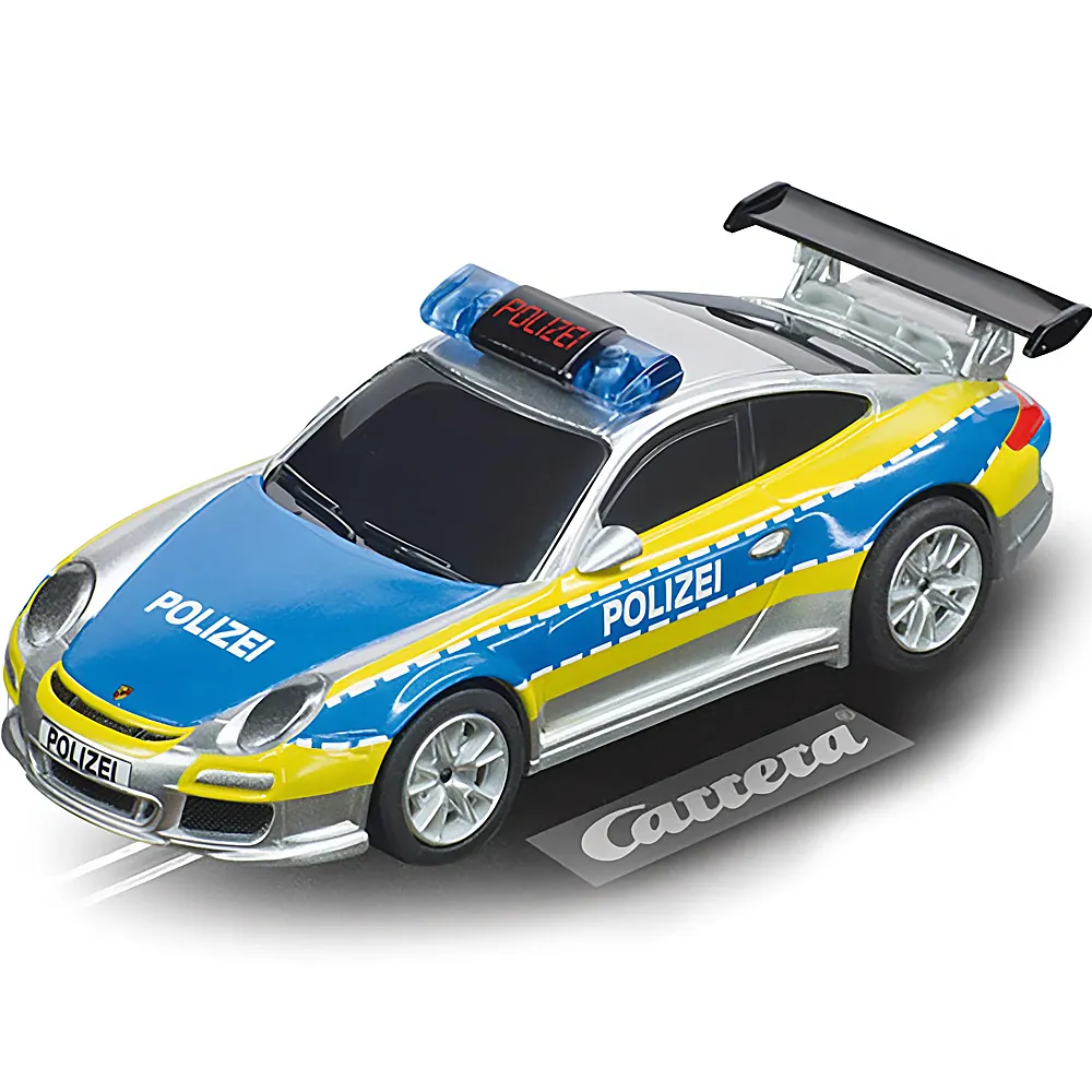 Carrera Go Porsche 911 GT3 Polizei | Rennbahn Fahrzeuge