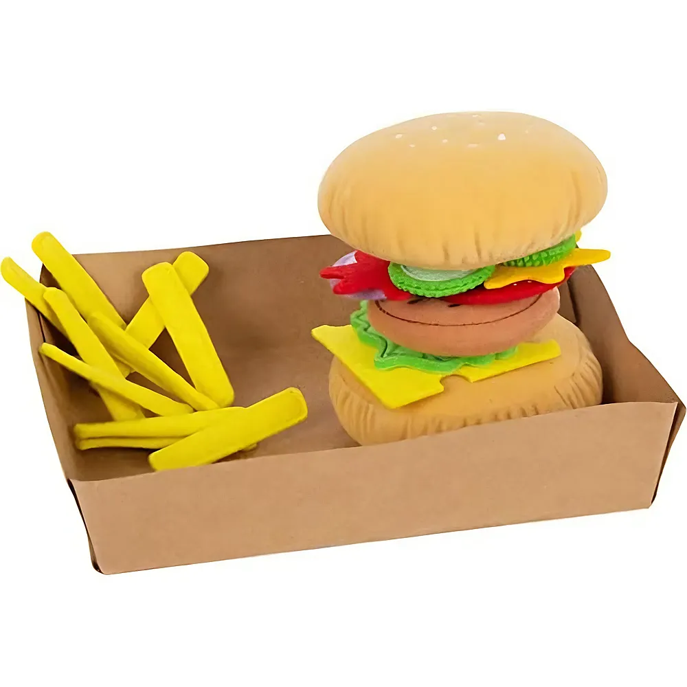 small foot Stoff-Hamburger mit Pommes - 22 Teile