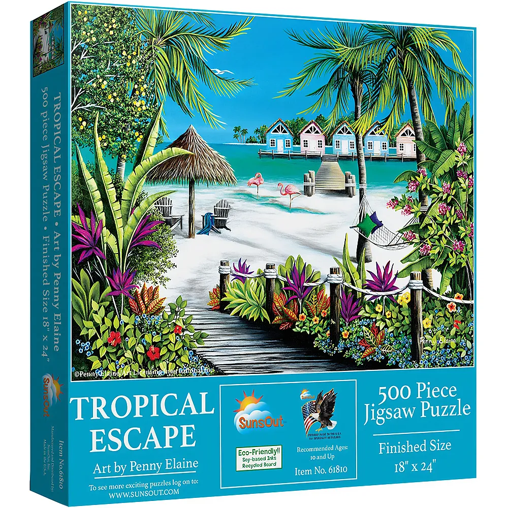 SunsOut Puzzle Tropische Eskapaden - 500 Teile