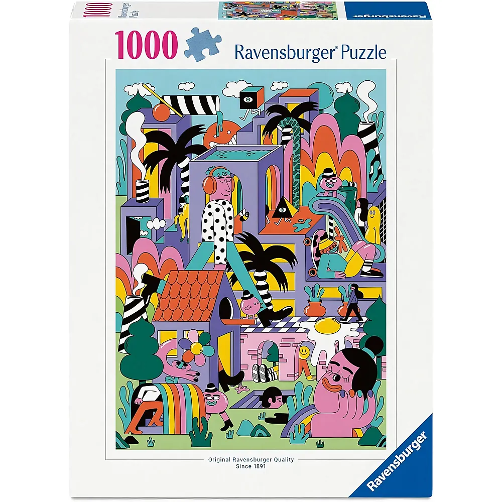 Ravensburger Puzzle Farbenfrohes Tagtraum - 1000 Teile - Puzzle 1000 Teile