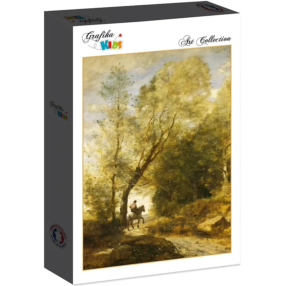 Grafika Puzzle Art Collection Jean-Baptiste-Camille Corot Grafika Kids The Forest of Coubron, 1872 - 12 Teile