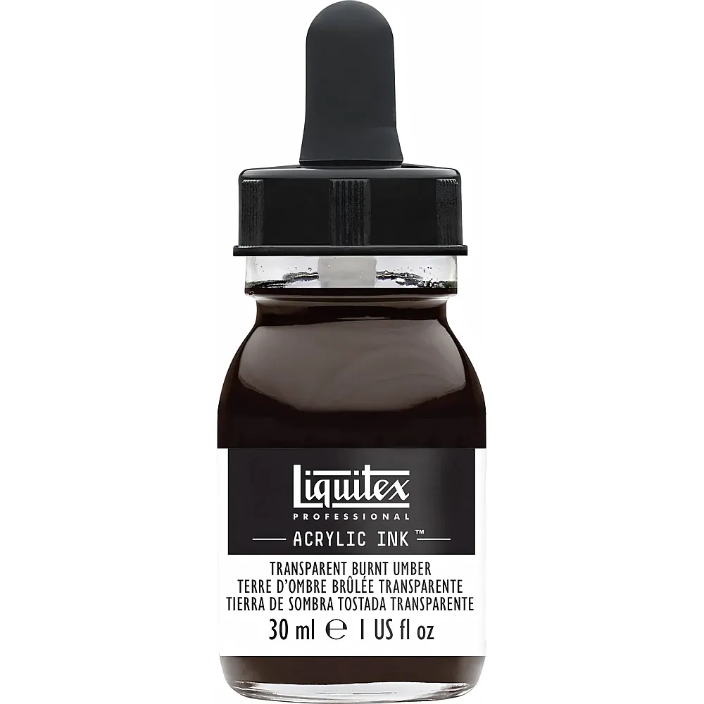 Liquitex Lqx Prof. Acrylic Ink 30ml Flasche Umbra Gebrannt Transparen - Suche