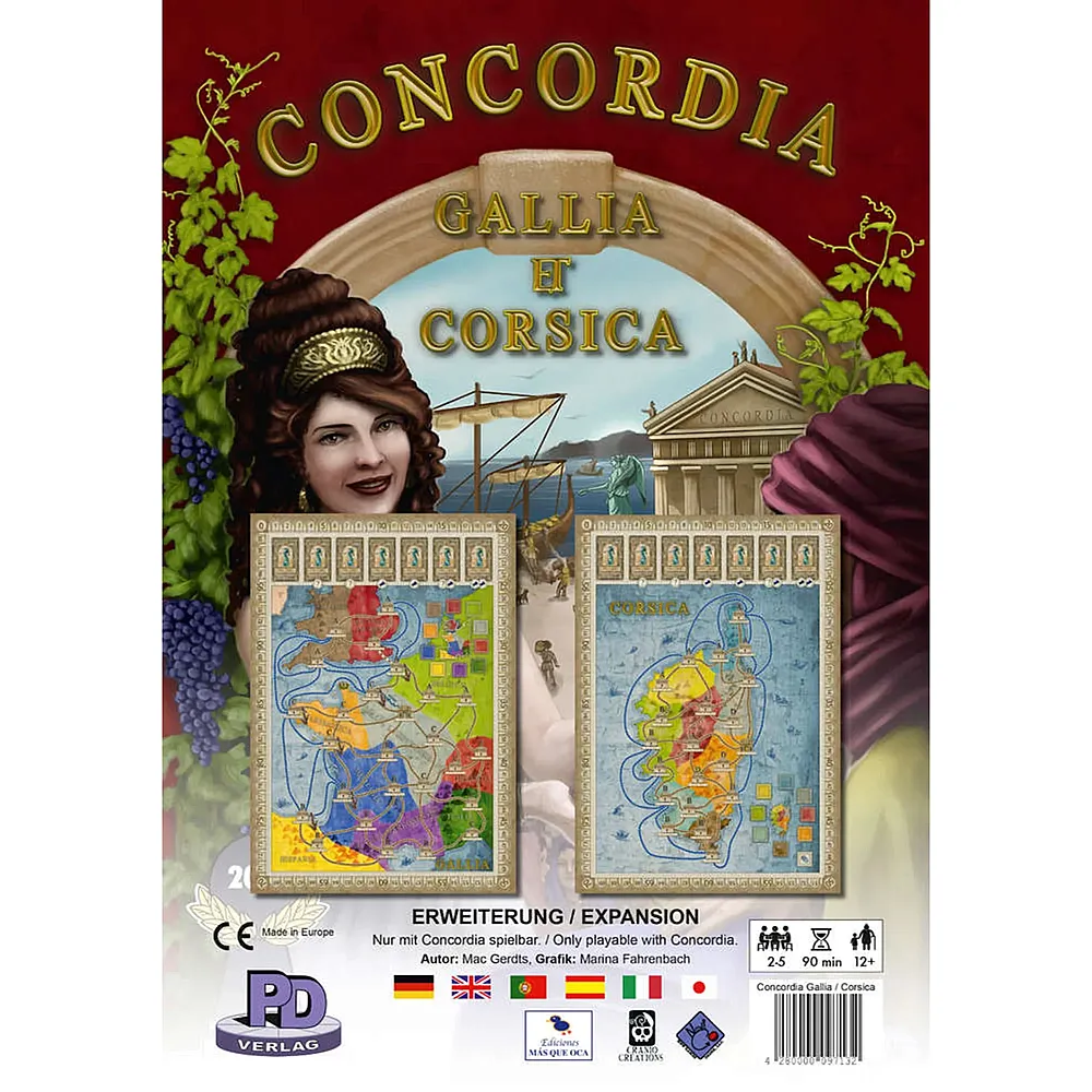 Matagot Concordia Map Gallia & Corsica FR