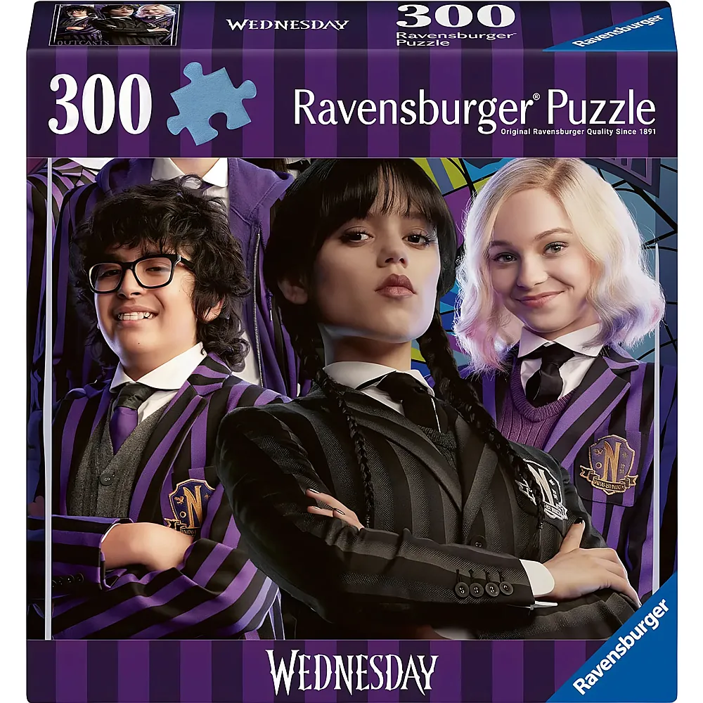 Ravensburger Puzzle Wednesday Outcast Are In - 300 Teile