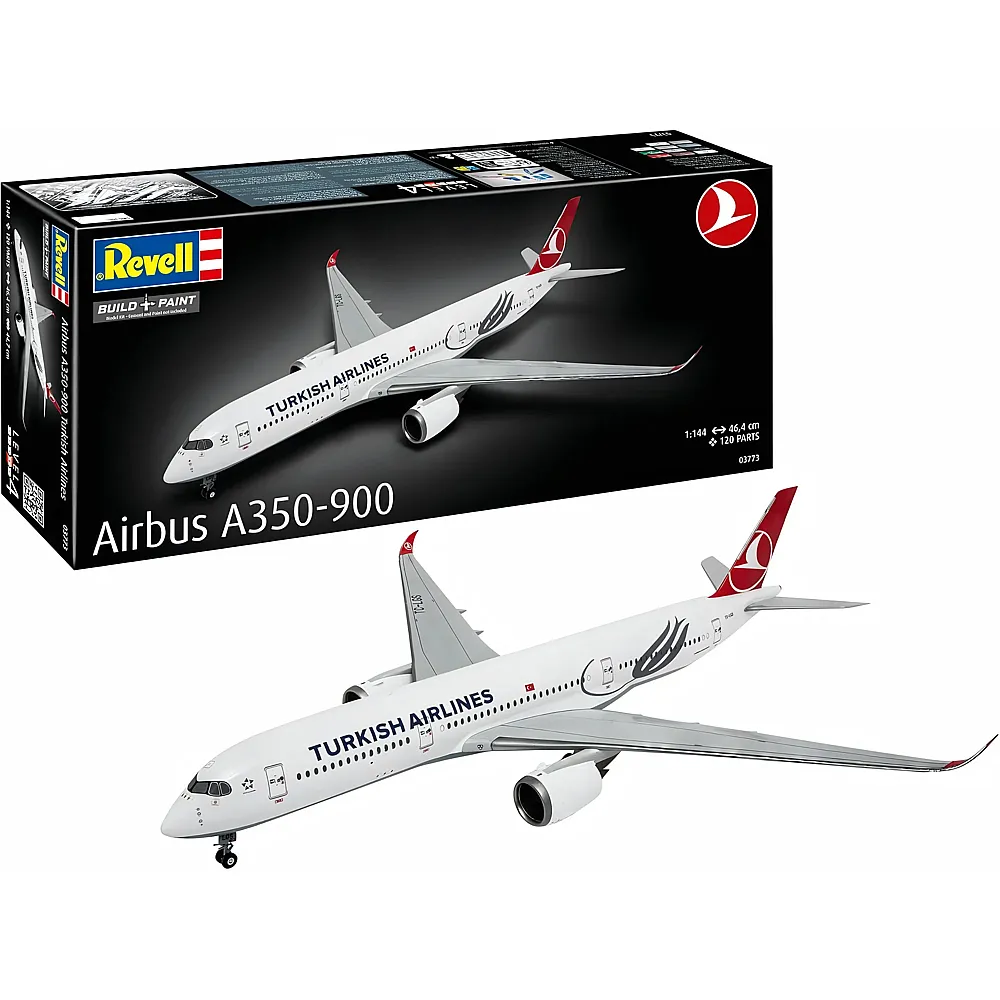 Revell Modellbausatz - Airbus A350-900 Turkish Airlines 1:144 - 120dlg.