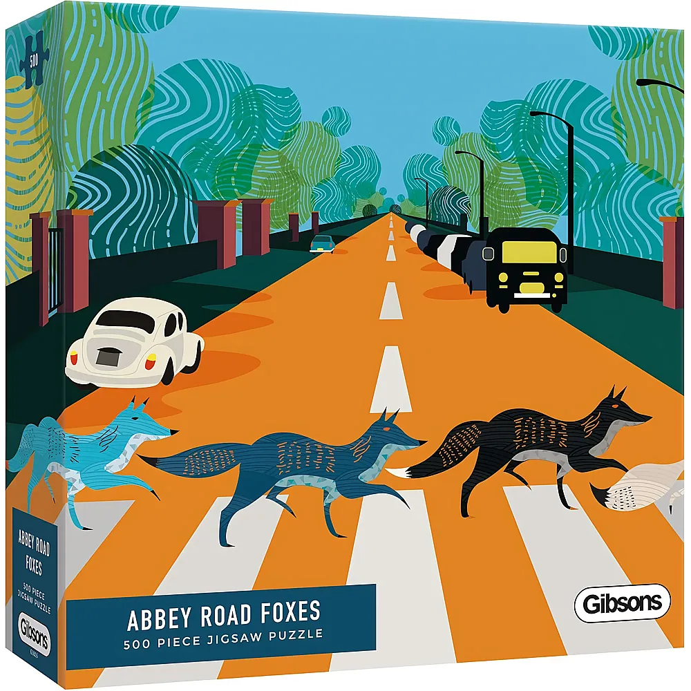 Gibsons Puzzle Abbey Fox Road - 500 Teile