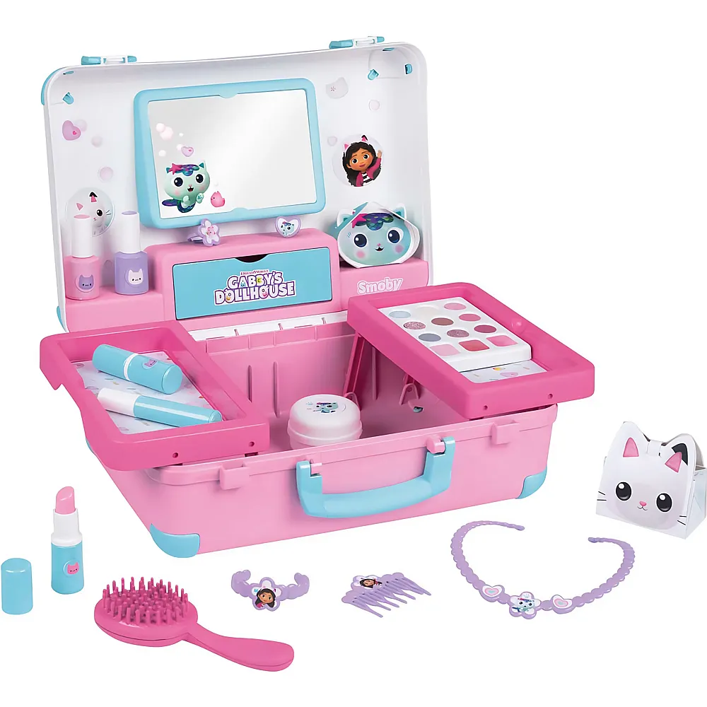 meinspielzeug - Smoby Gabby's Dollhouse Kosmetikkoffer | Frisieren und Kosmetik