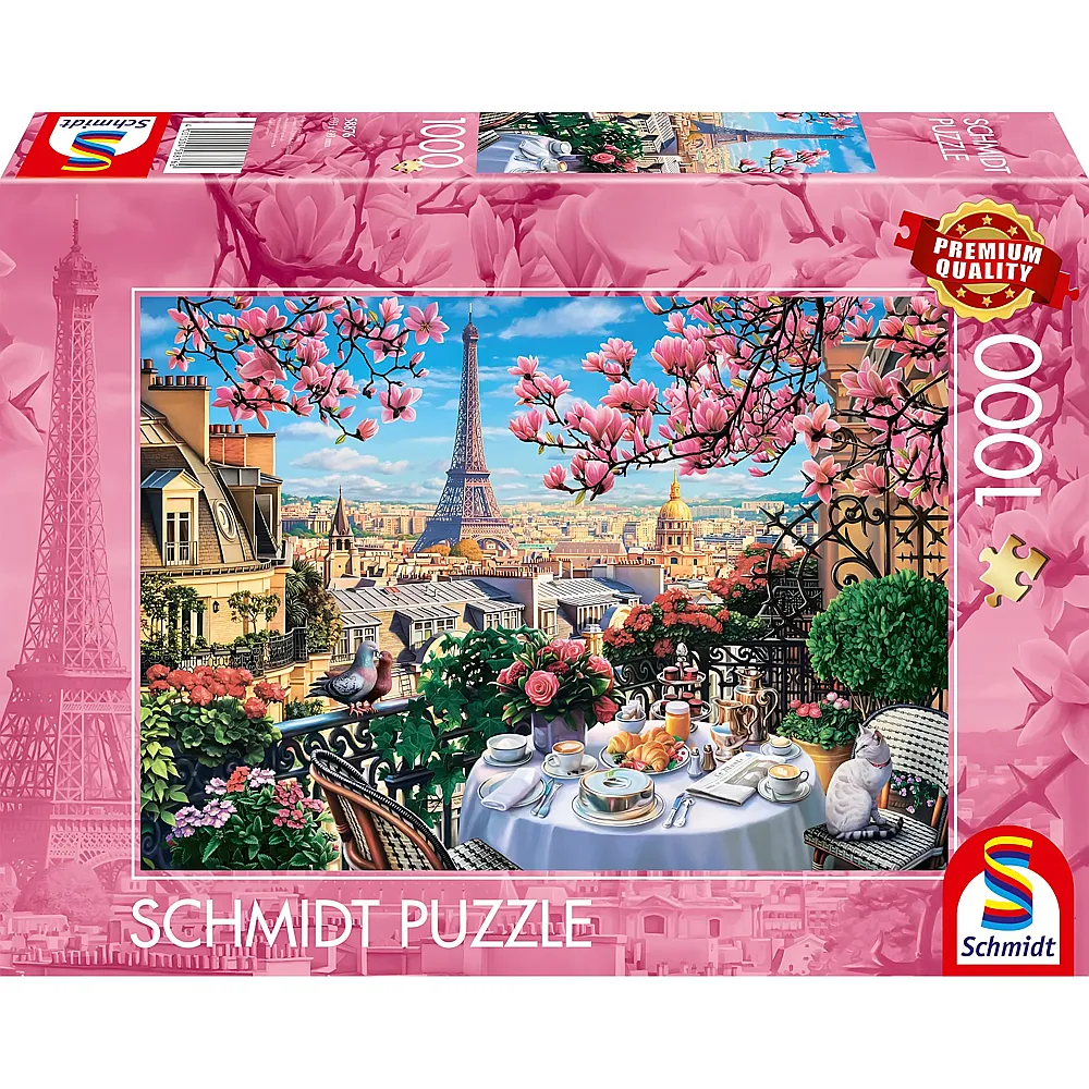 Schmidt Puzzle Fr�hst�ck in Paris - 1000 Teile