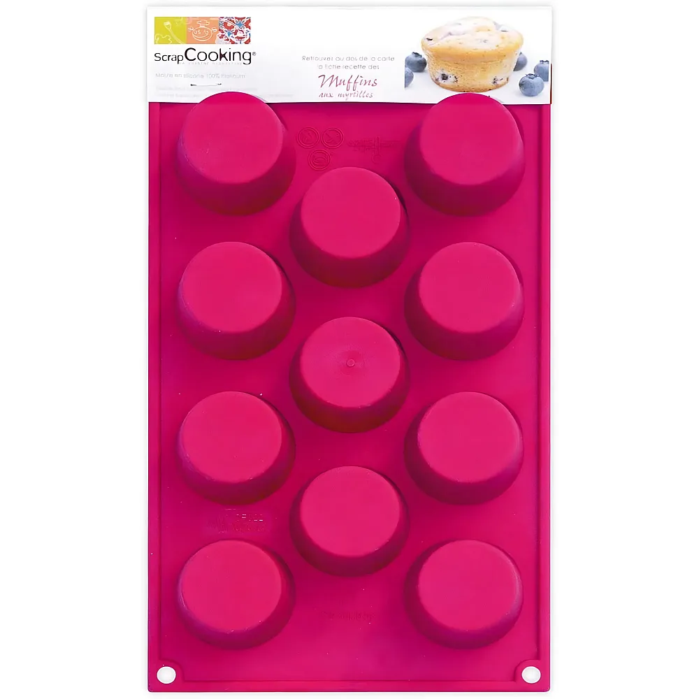 ScrapCooking 11er Silikonbackform Mini Muffins | Backen & Dekorieren