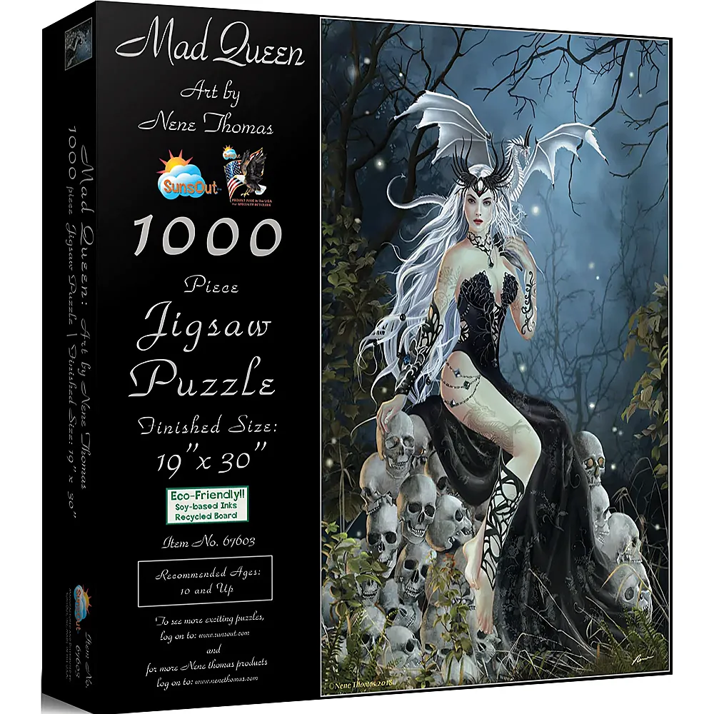 SunsOut Puzzle Nene Thomas Mad Queen - 1000 Teile