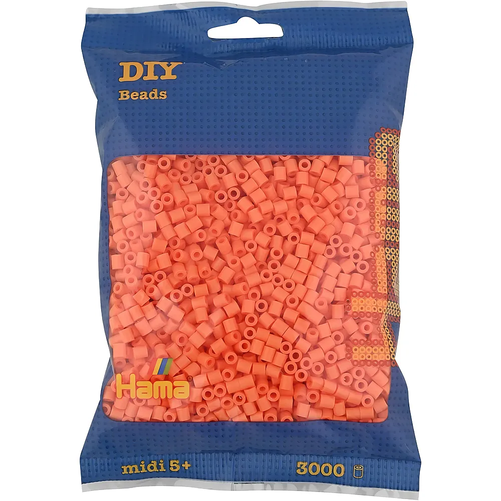 Hama Midi B�gelperlen 201-79 Apricot - 3000 Teile