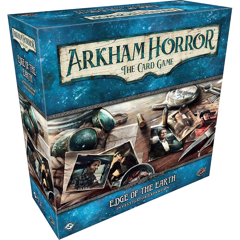 Fantasy Flight Games Arkham Horror The Card Game: Edge of The Earth Investigators Expansion, Card Game, Ages 14+, 1-2 Players, 60-120