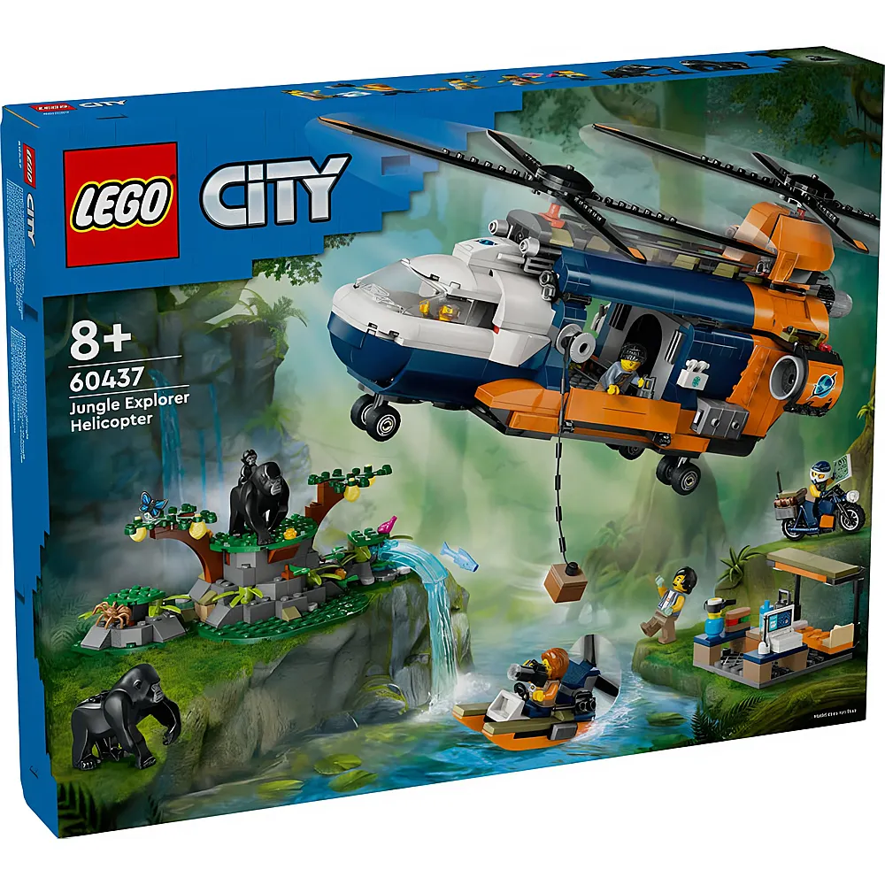 LEGO City Dschungelforscher-Hubschrauber 60437