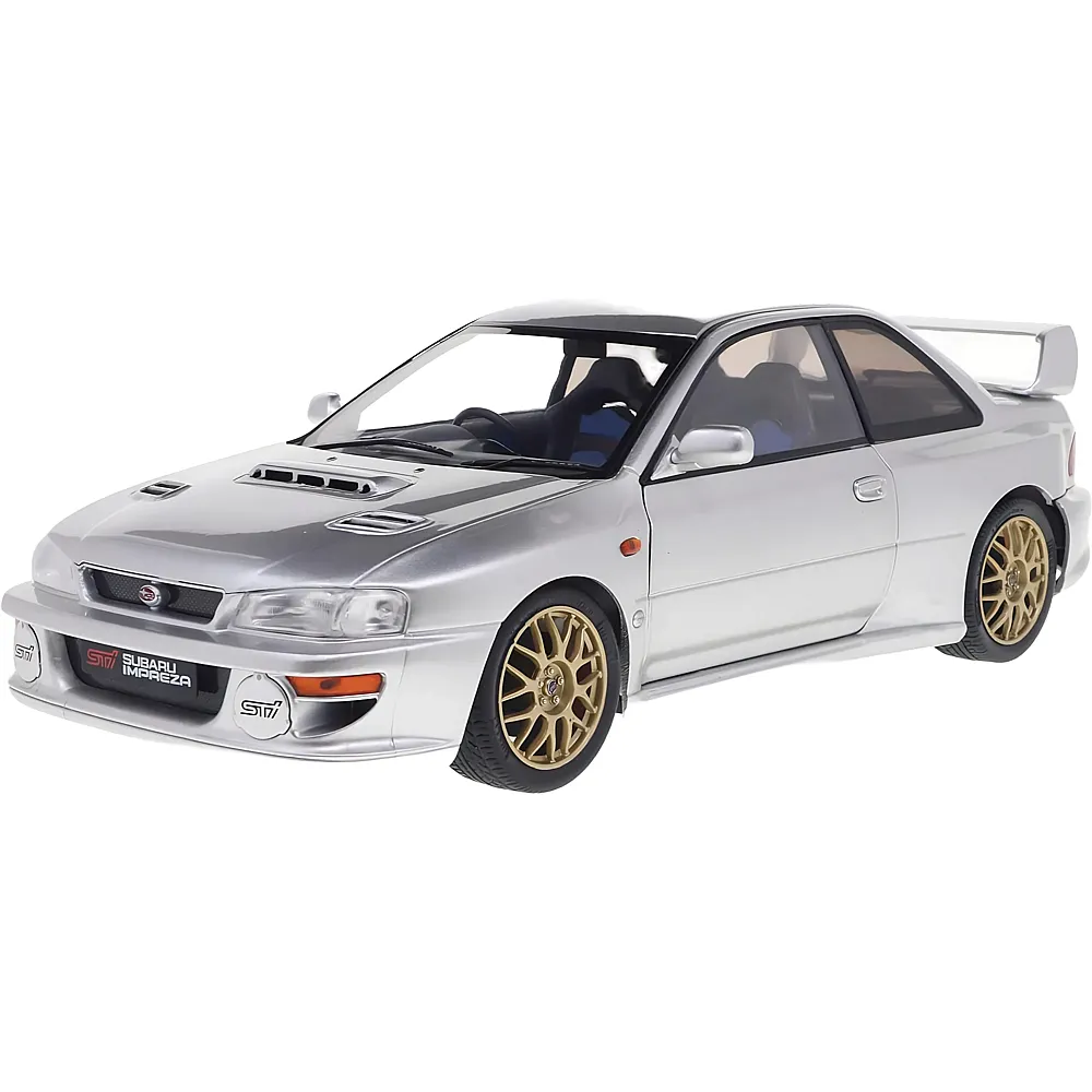meinspielzeug - Solido 1:18 Subaru Impreza 22B Silver 1998 | Die-Cast 1:18