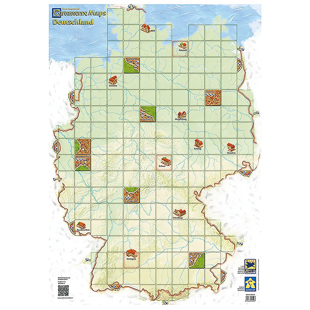 Hans im Glck Carcassonne Karte Deutschland | Familienspiele