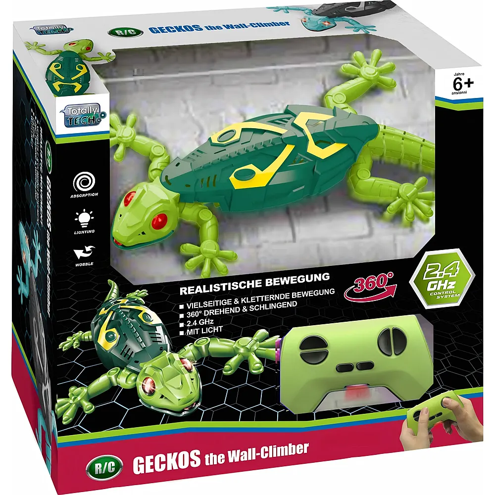 Totally Tech RC Gecko the Wall-Climber 2.4 Ghz