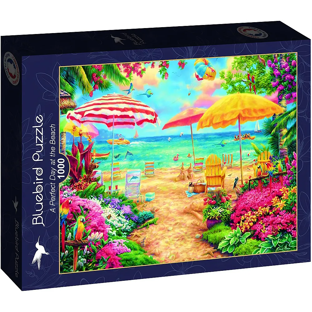 Bluebird Puzzle Chuck Pinson A Perfect Day at the Beach 1000Teile