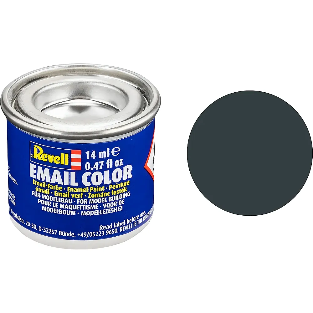 Revell Email Color Granitgrau, matt, 14ml, RAL 7026 32169