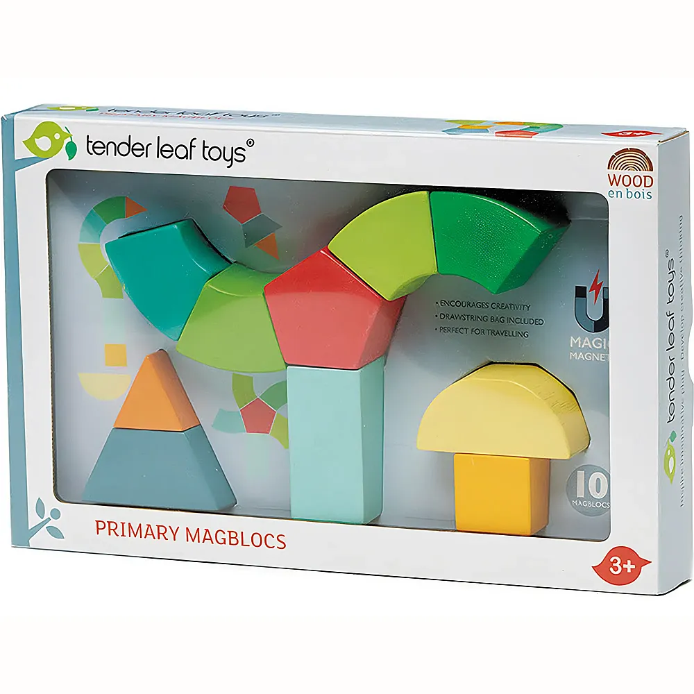 Tender Leaf Toys Magblocs Farben 10Teile
