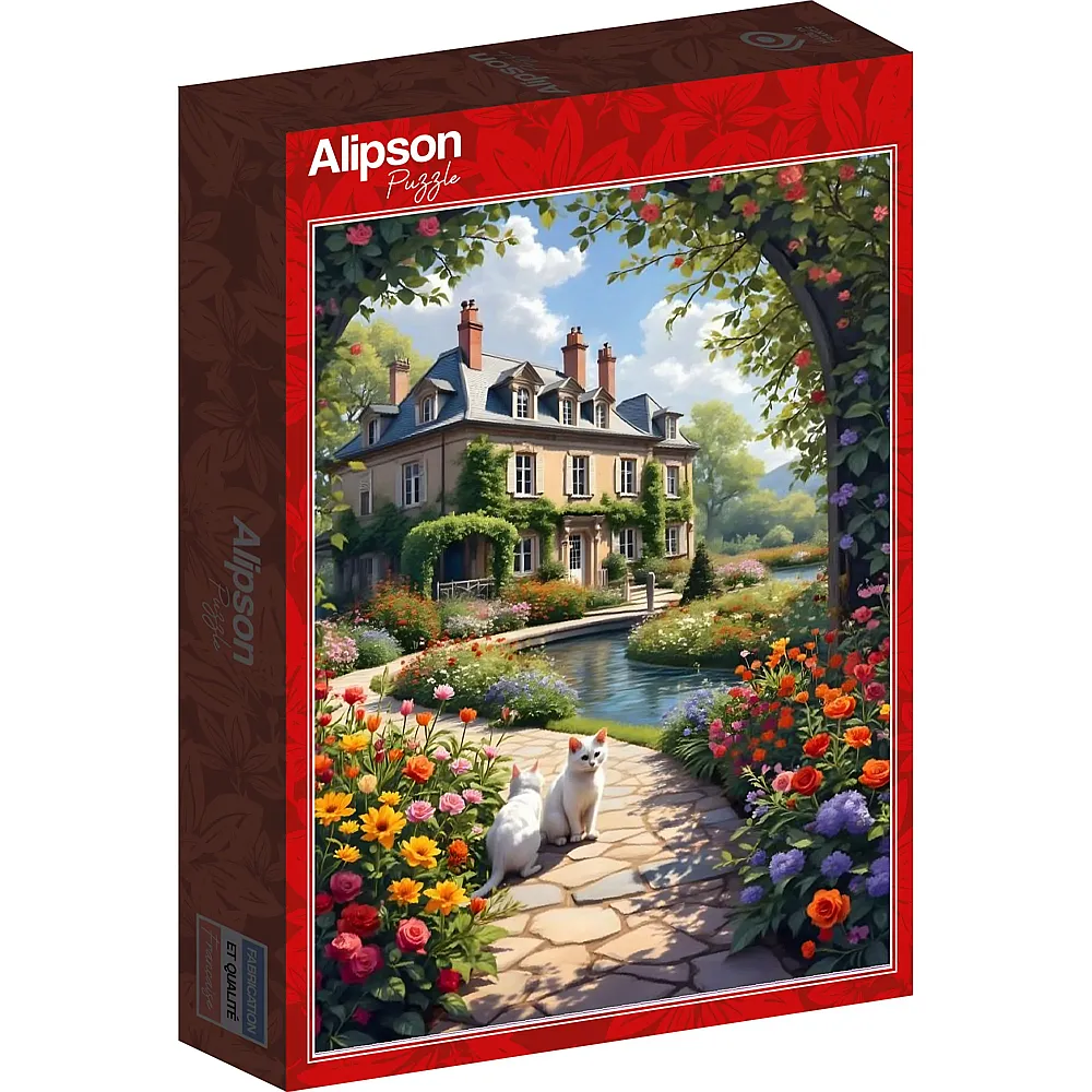 Alipson Puzzle Die Blumige Arche des Cottage - 1000 Teile