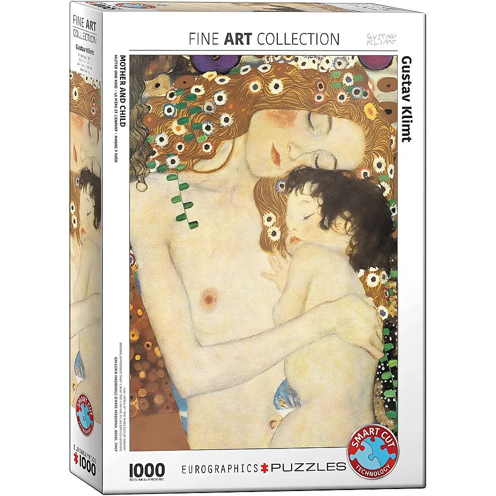 meinspielzeug - Eurographics Puzzle Gustav Klimt - Die drei Lebensalter Detail 1000Teile | Puzzle 1000 Teile