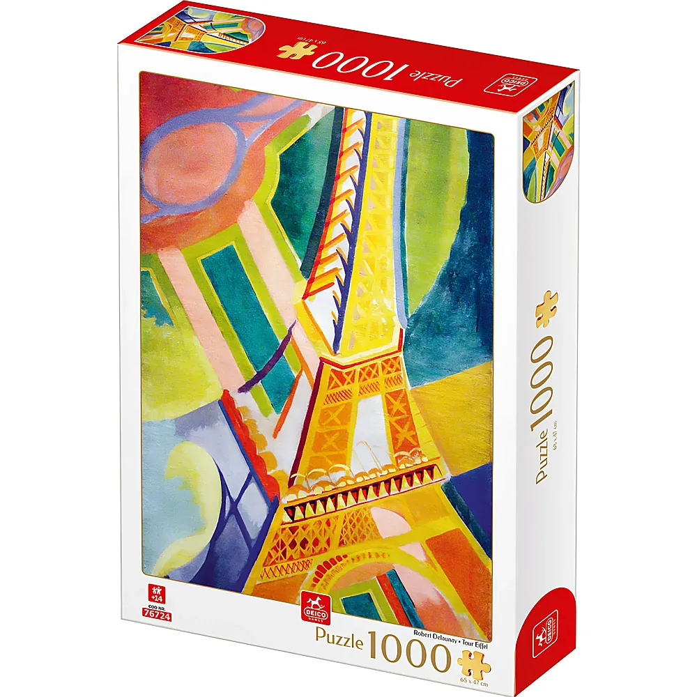 DToys Puzzle Robert Delaunay - Eiffel Tower 1000Teile