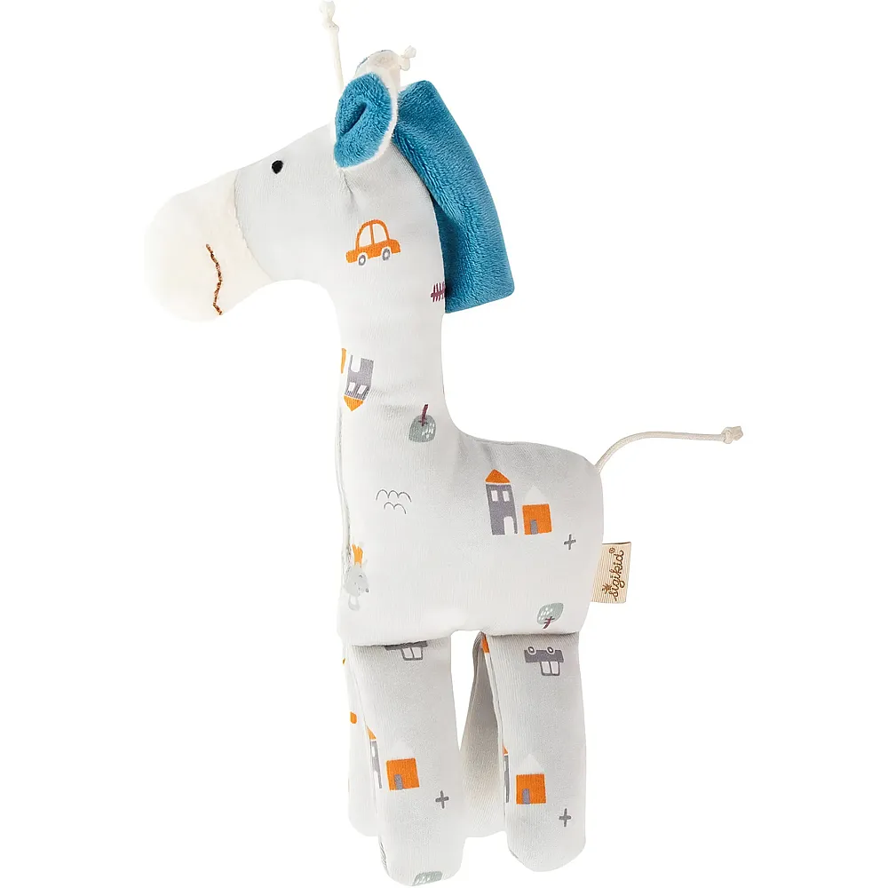 Sigikid Baby Greifling Giraffe Blau 23cm