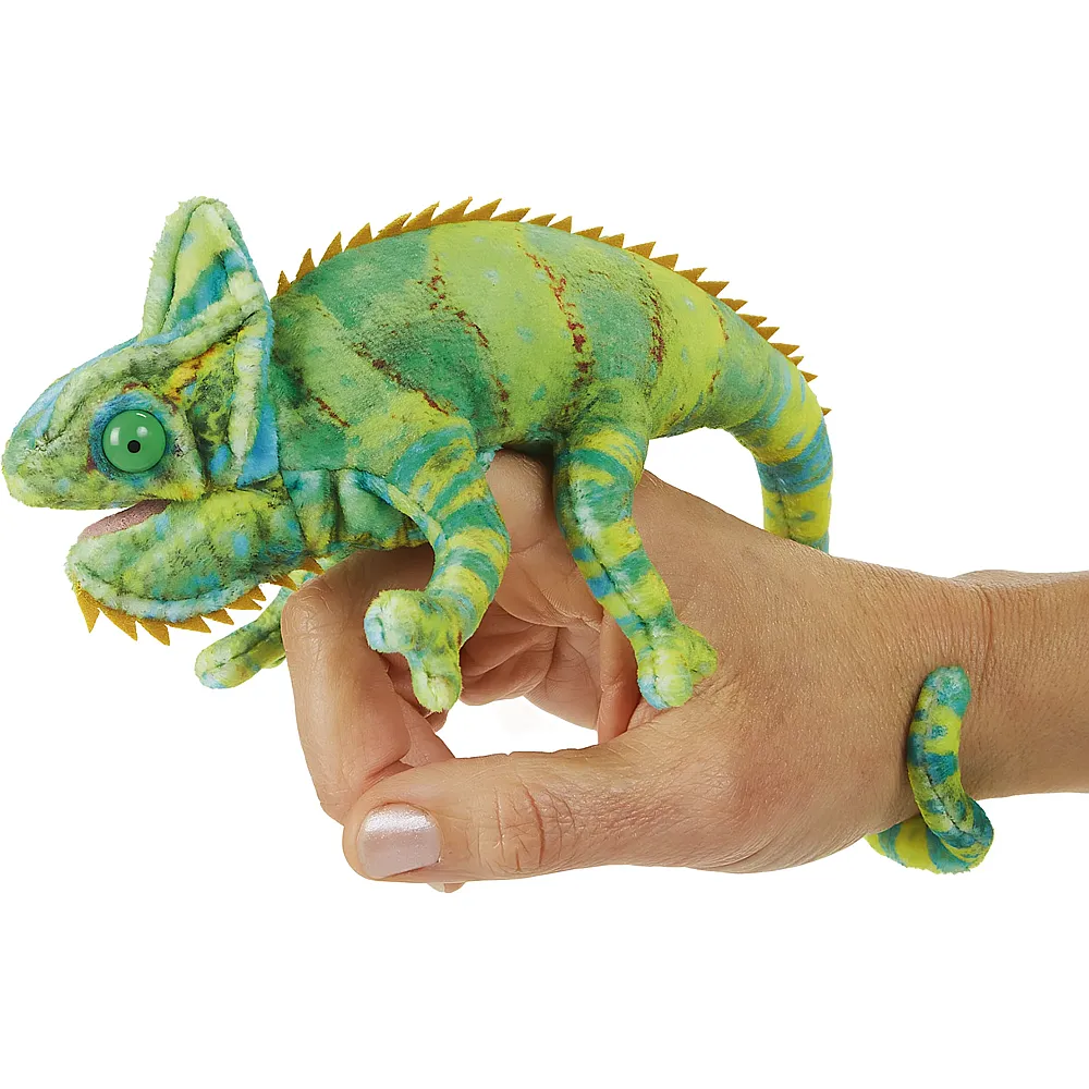 Folkmanis Fingerpuppe Cham�leon - 16 cm