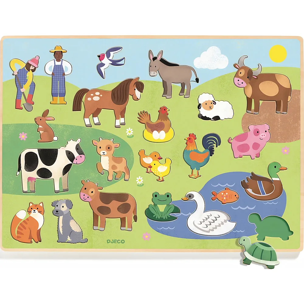 Djeco Puzzlo Campo 22 Teile