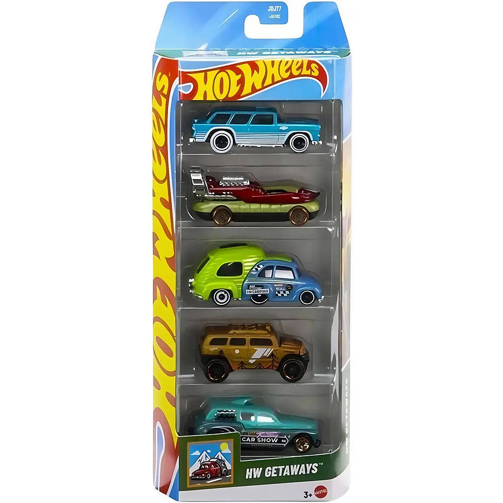 Hot Wheels 5er Geschenkset HW Getaways - 1:64 | Autos