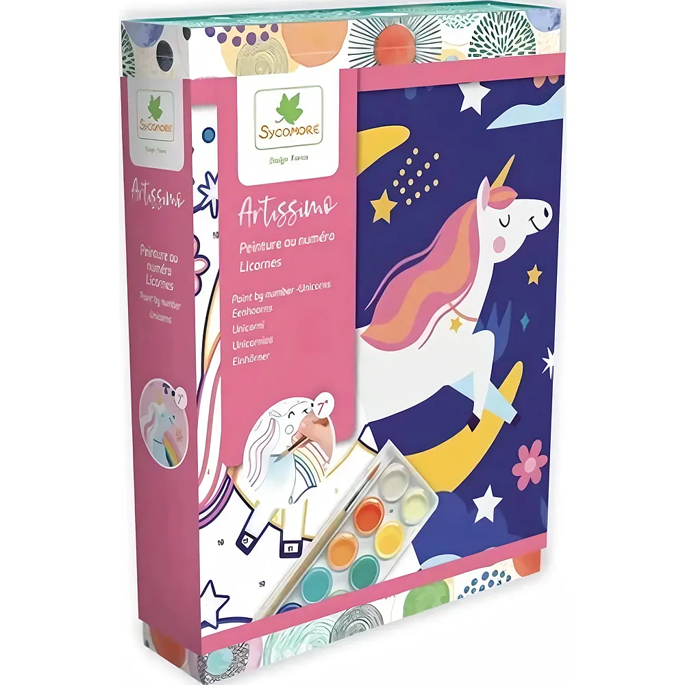 Sycomore Artissimo PM Peinture Par Numeros Licornes fr-de-it