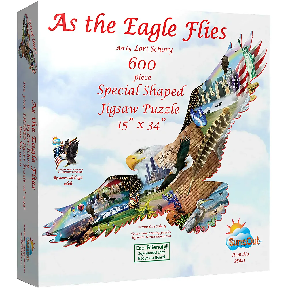 SunsOut Puzzle Lori Schory Der Flug des Adlers - 600 Teile