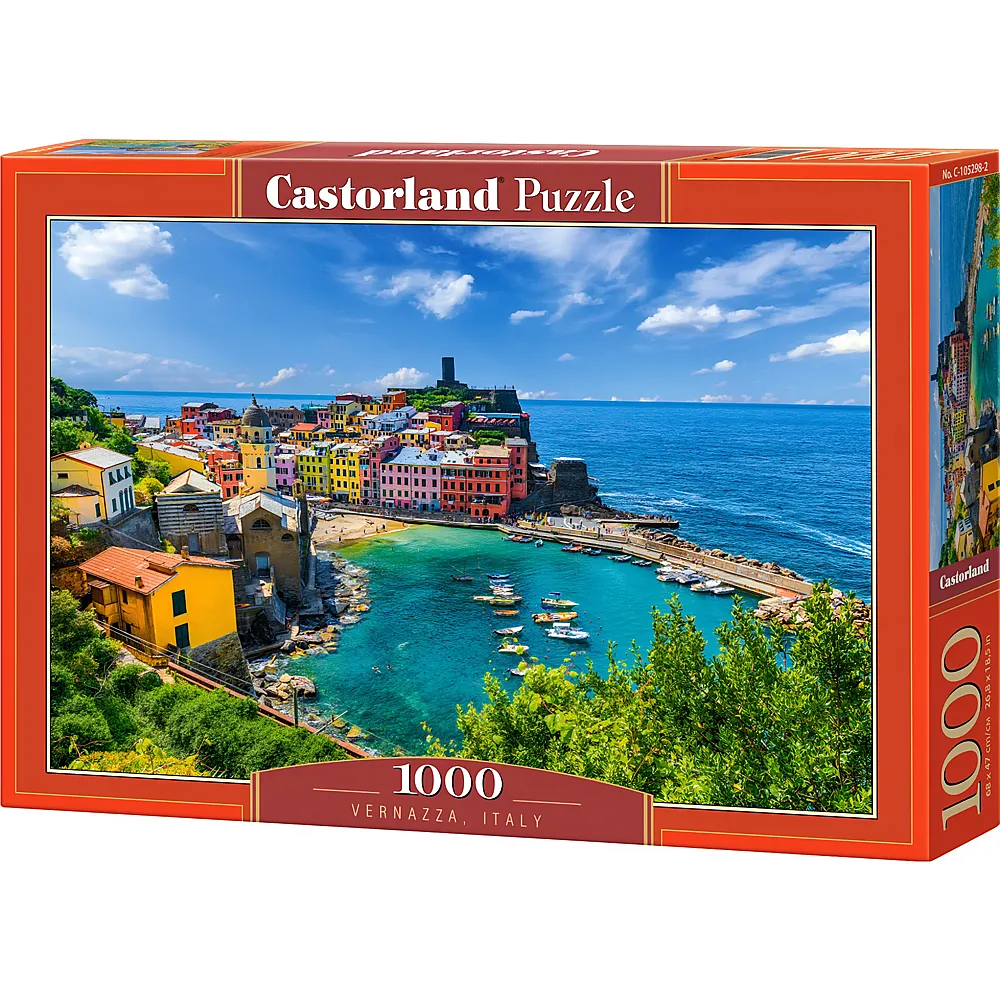 Castorland Puzzle Vernazza, Italien - 1000 Teile