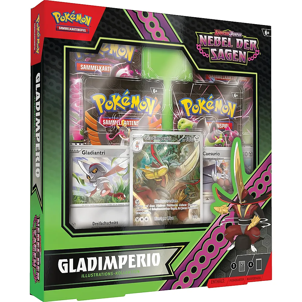 Pok�mon TCG Karmesin & Purpur Nebel der Sagen Pok�mon Illustrations-Kollektion Gladimperio - Deutsch