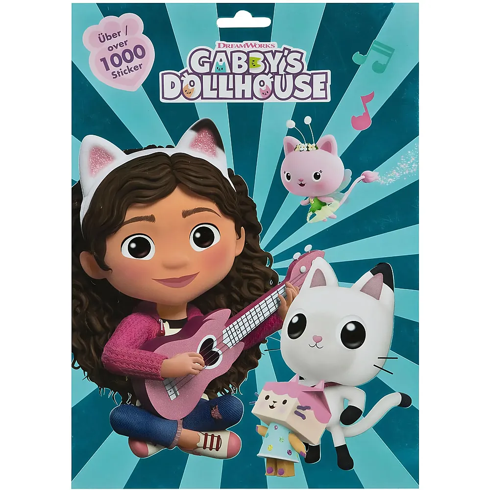 Undercover Gabby's Dollhouse Stickerblock