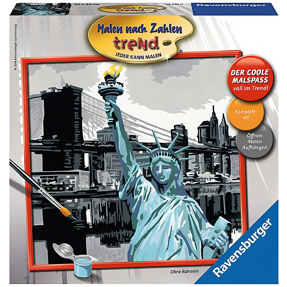 Ravensburger Malen nach Zahlen trend New York