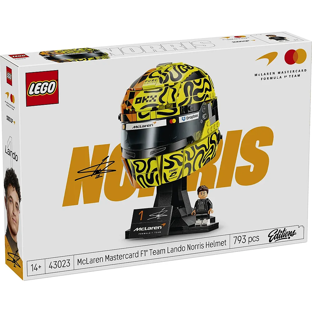 LEGO Editions McLaren Mastercard F1 Team Lando Norris Helm 43023