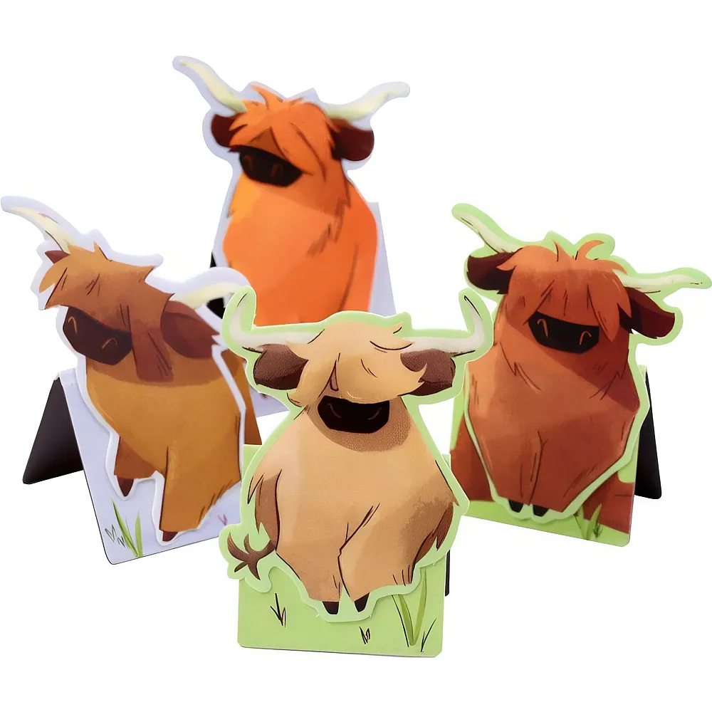 Sombo 4 magnetische Lesezeichen Highland Coo Kuh - Suche
